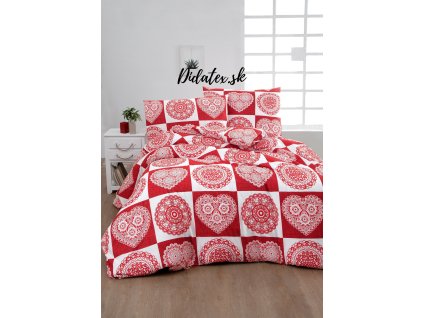 VALENTINE 2 pamut ágynemű DeLuxe 140x200 cm szett Csomagolás (Ágynemű mérete 140x200 cm, A csomag tartalma Készletcsomagolás)