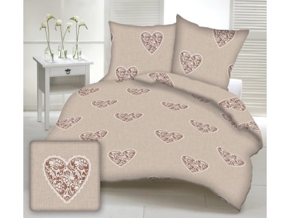 BROWNIE pamut ágynemű DeLuxe (Ágynemű mérete 140x200 cm, A csomag tartalma Készletcsomagolás)