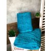 Exkluzív frottír törülköző - türkiz 50x90 cm (A törülközők mérete 50x90 cm)
