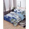 Kék Virág fotó ágynemű 140x200 cm (Ágynemű mérete 140x200 cm, A csomag tartalma 7 Készletcsomagolás)