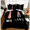 MR-MRS FEKETE FEKETE fotó ágynemű 140x200 cm 6 szett csomag (Ágynemű mérete 140x200 cm, A csomag tartalma 6 Készletcsomagolás)