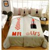 MR-MRS fotó ágynemű 140x200 cm 6 szett csomag (Ágynemű mérete 140x200 cm, A csomag tartalma 6 Készletcsomagolás)
