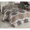 ORNAMENT BEIGE Pamut ágyneműk DeLuxe 140x200 cm-es szett Csomagolás (Ágynemű mérete 140x200 cm, A csomag tartalma Készletcsomagolás)