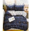 Sötétkék CIRCLES fotó ágynemű 140x200 cm 7 szett csomag (Ágynemű mérete 140x200 cm, A csomag tartalma 7 Készletcsomagolás)