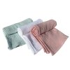 Muszlin pelenka 3 db - rózsaszín, fehér, menta