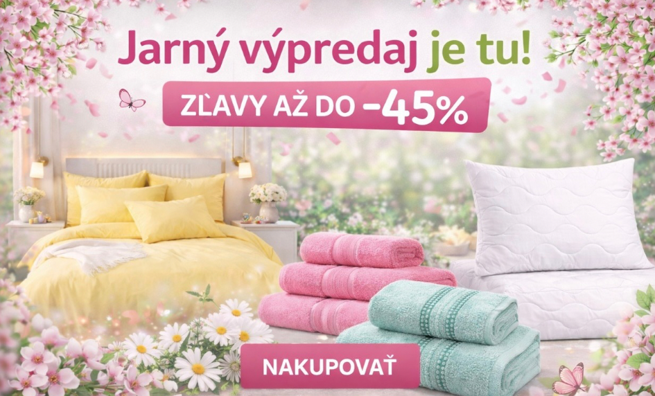 JARNÝ VÝPREDAJ JE TU !