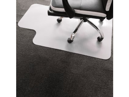 Ochranná podložka pod stoličku, mliečna, 90x120 cm, 1,8 mm, ELLIE NEW TYP 9