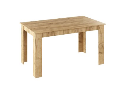 Jedálenský stôl, dub artisan, 140x80 cm, GENERAL NEW