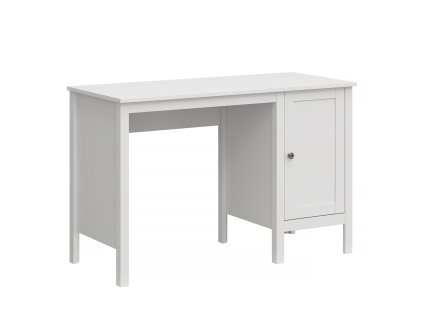PC stôl 1D/1155, biela, OLJE