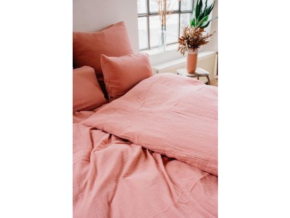 Mušelínové obliečky Old Rose