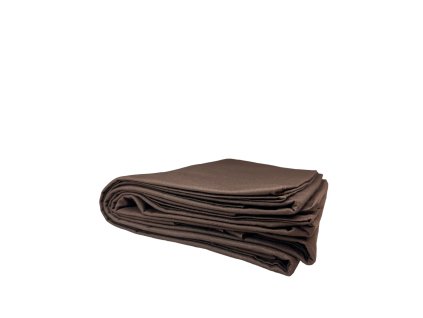 pevna bavlnena plachta tmavohneda