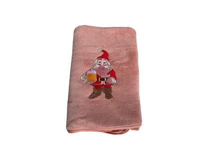 Mikroplyšový uterák,osuška - Mikuláš staroružový