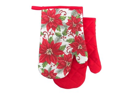 Kuchynské chňapky Vianočná ruža