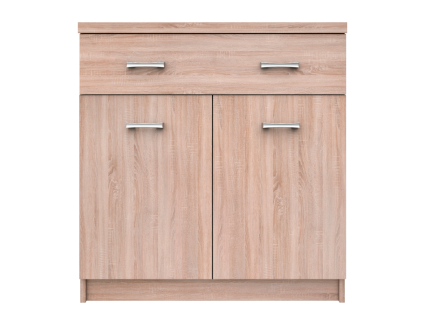 Komoda 2D1S, dub sonoma, TOPTY TYP 19