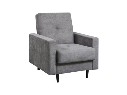 Valdo siva kreslo 01