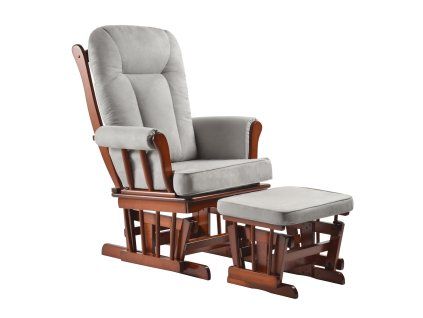 saford kreslo relax orech siva 01