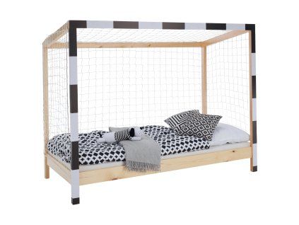 futal postel biela cierna 10