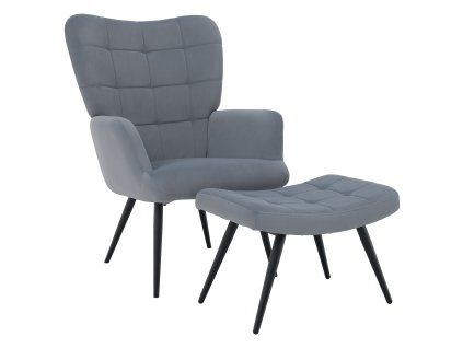 haben kreslo siva 01