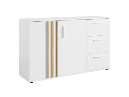 tolis komoda 2d 3z biela typ 3 01