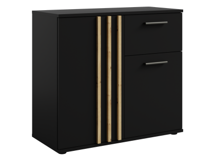 tolis komoda 2d 1z cierna typ 4 01 u