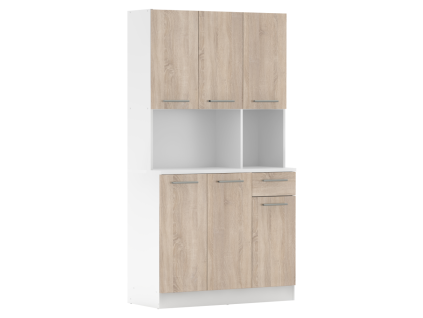 pelion new kredenc biela sonoma 01