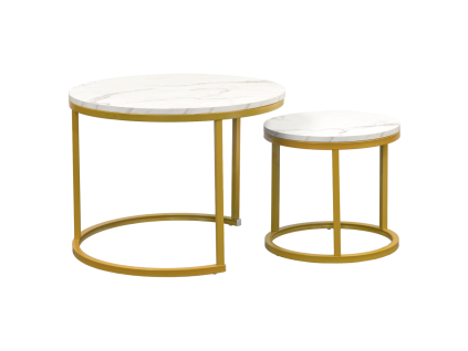 damon set stolikov 2 biela mr 01