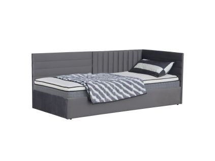 mevia postel sivohneda taupe 9