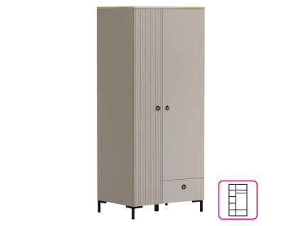 domca dod 2d1s skrina l