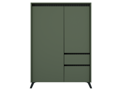 longy komoda 2d1s1k dod zelena 01