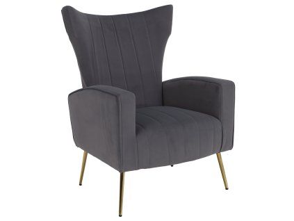 baret kreslo siva 01