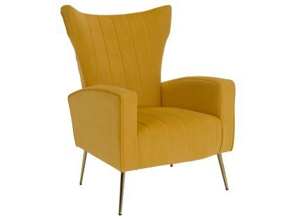 baret kreslo zlta 01