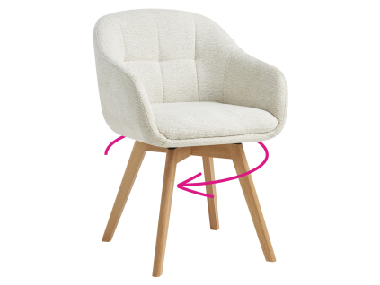 dimer dod otoc kreslo krem 00