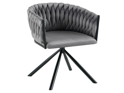 zala stolicka cierna siva 01