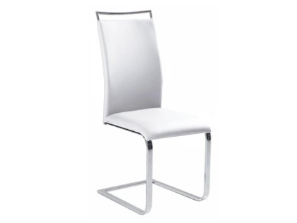 Jedálenská stolička, biela, BARNA NEW