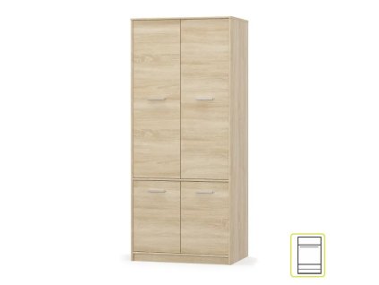 teyo vesiakova skrina dub sonoma