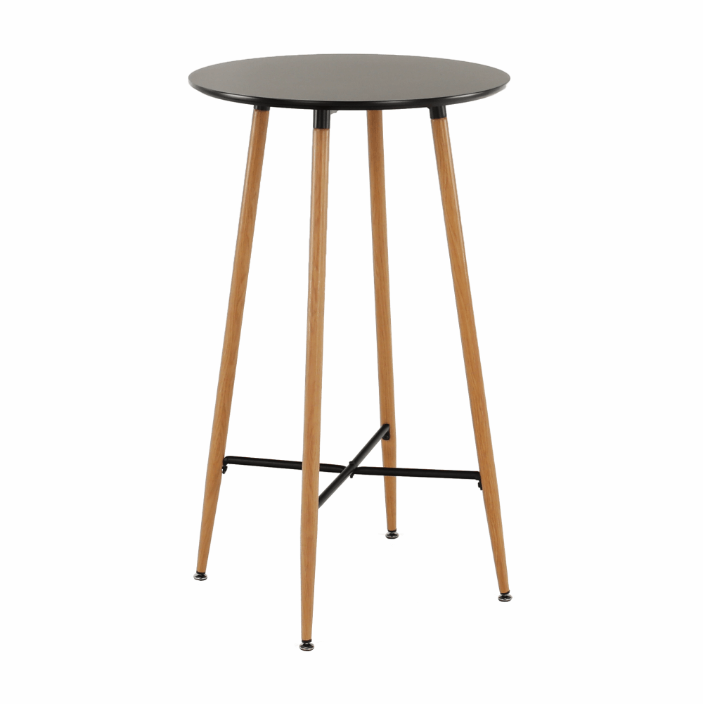 Fotografia produktu: Barový stôl, čierna/dub, priemer 60 cm, IMAM