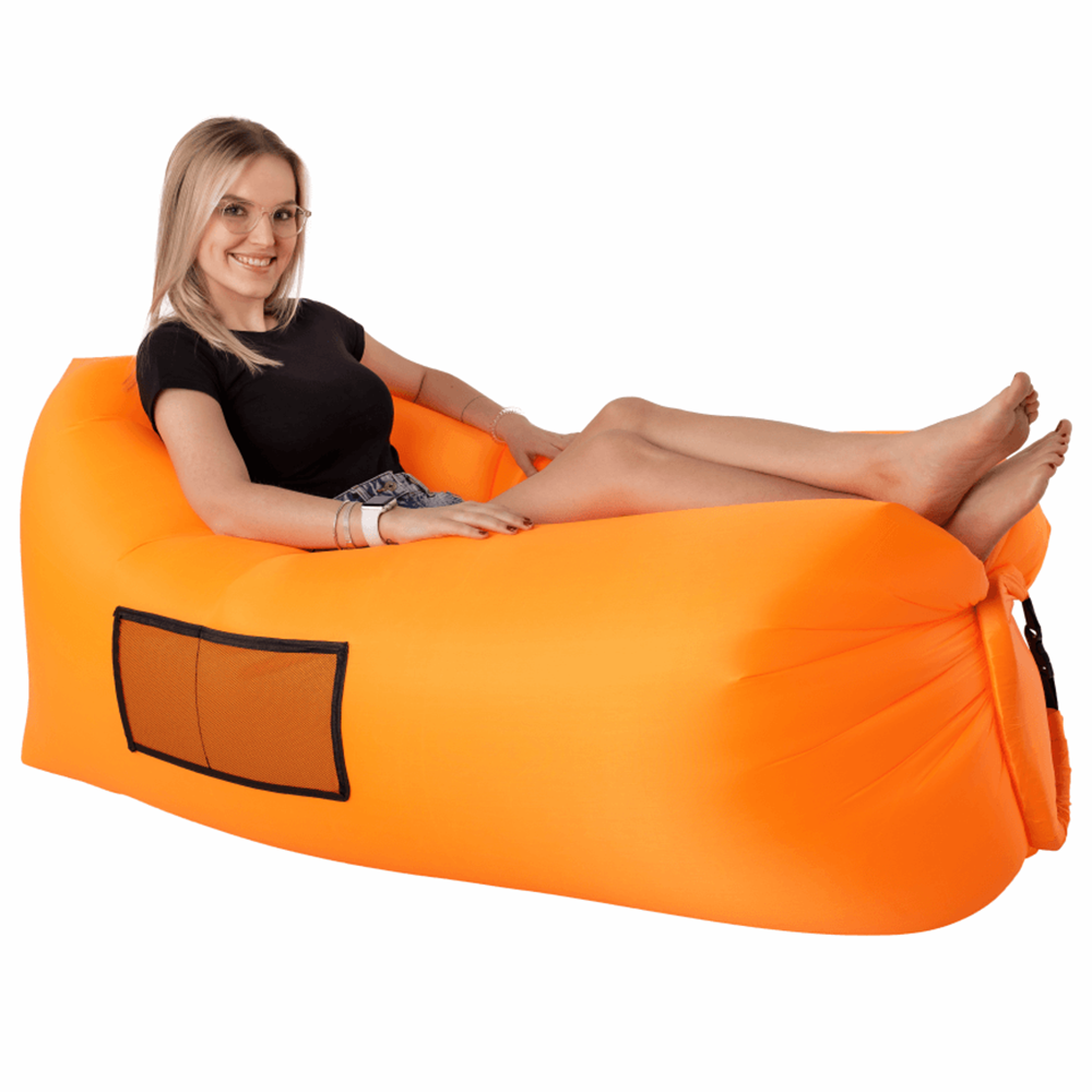Fotografia produktu: Nafukovací sedací vak/lazy bag, oranžová, LEBAG
