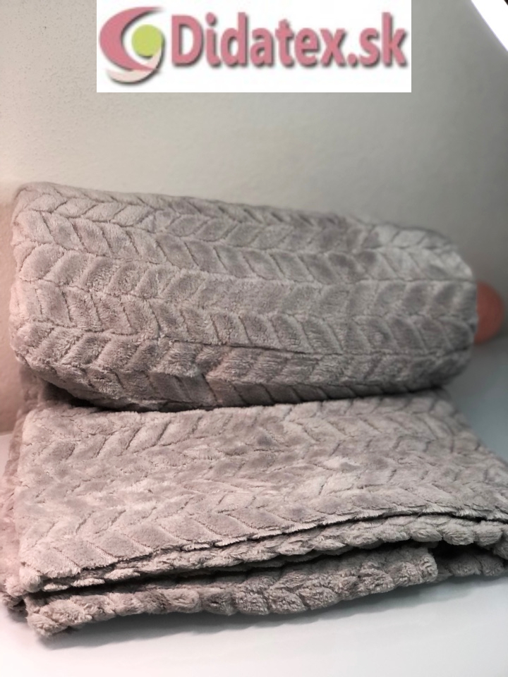 Fotografia produktu: Sendia Textil Deka Sivá so vzorom