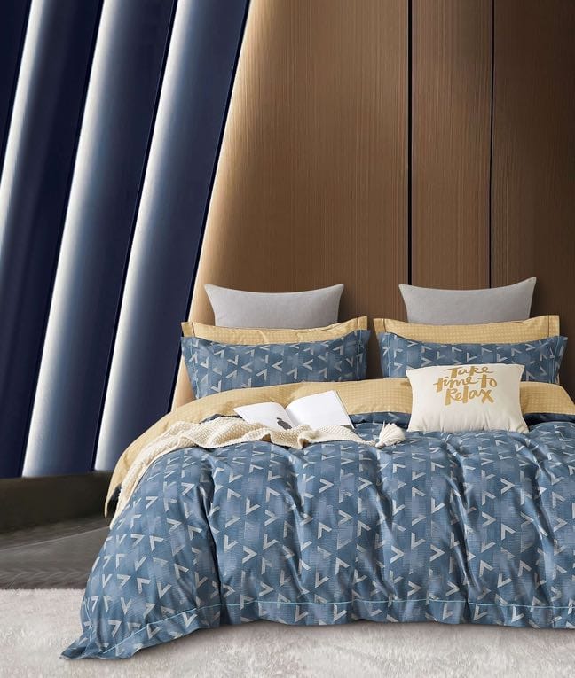 Fotografia produktu: Sendia Textil RELAX BLUE flanelové obliečky DeLuxe Rozmer obliečok: 140x200 cm, Obsah balenia: 7 Set Balenie