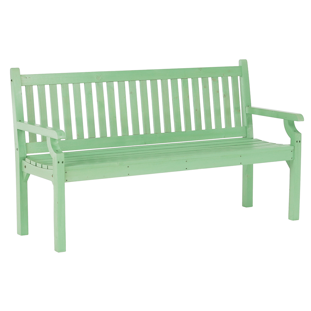 Fotografia produktu: Drevená záhradná lavička, neo mint, 150 cm, KOLNA
