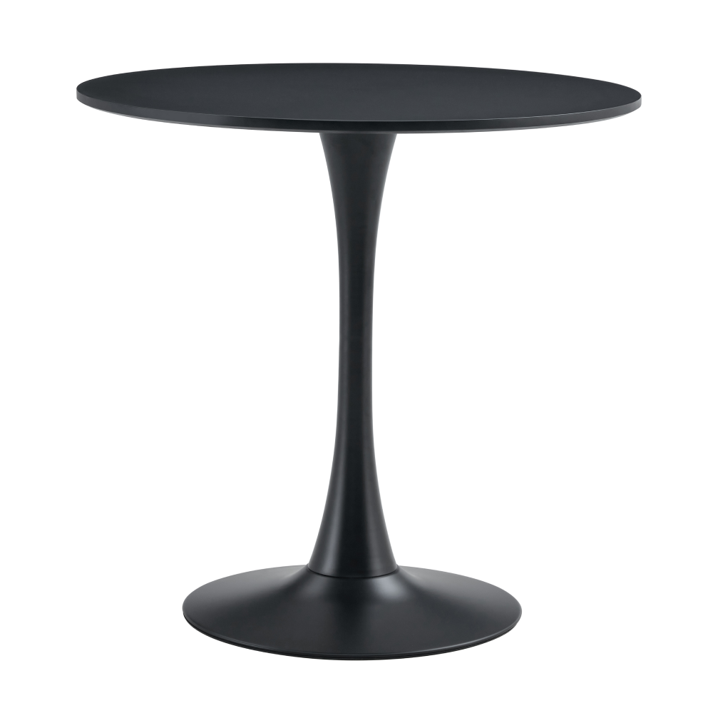 Fotografia produktu: Jedálenský stôl, čierna, priemer 80 cm, REVENTON NEW