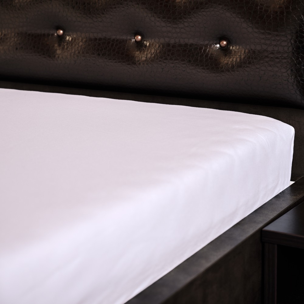 Fotografia produktu: Jersey plachta - biela 14 Rozmer: 120x220 cm