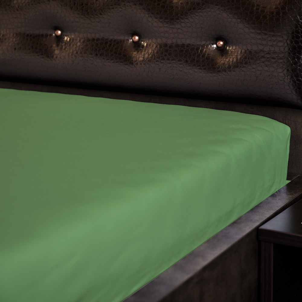 Fotografia produktu: Didatex Jersey plachta - olivová 32 Rozmer: 120x220 cm