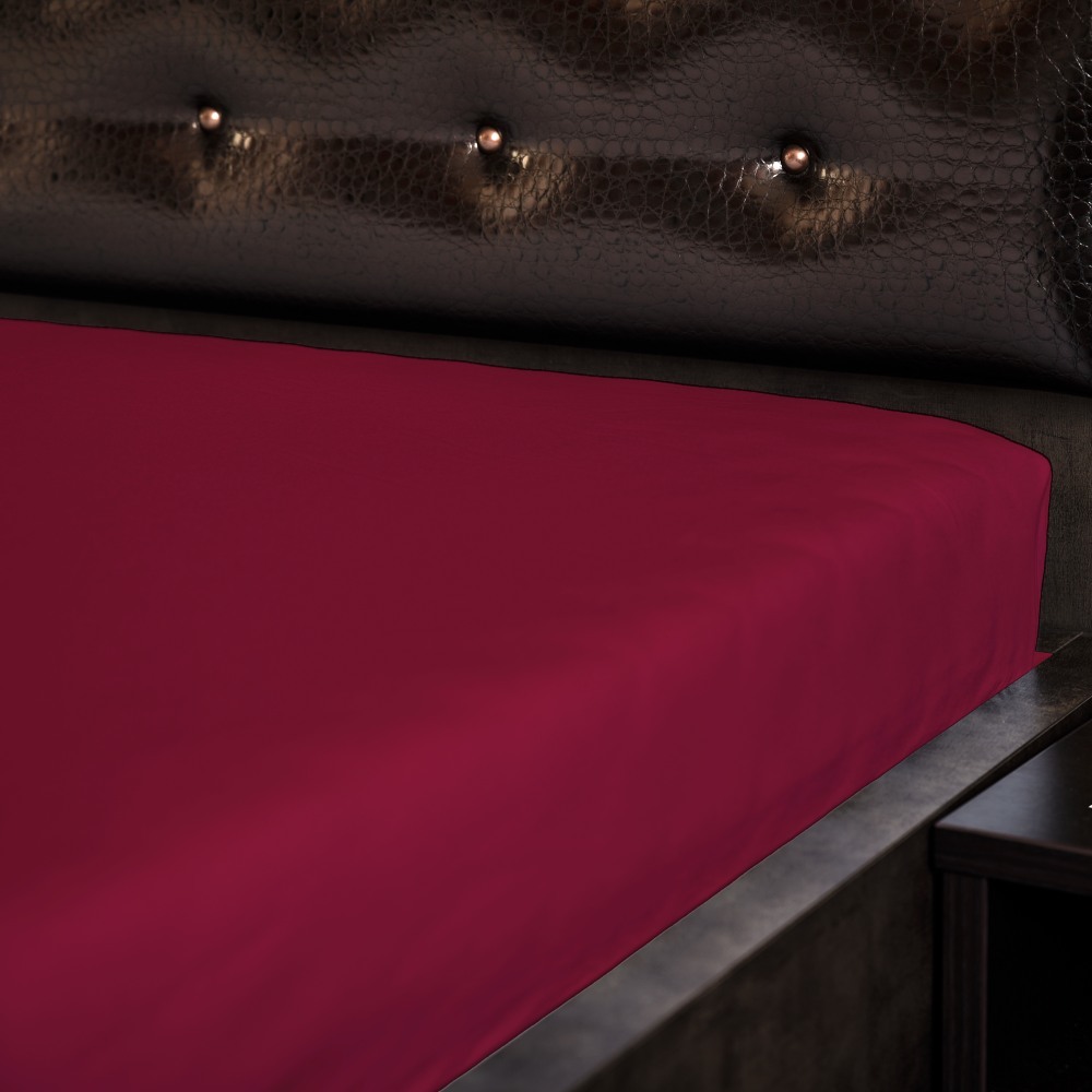 Fotografia produktu: Didatex Jersey plachta - ružová dark 18 Rozmer: 120x220 cm