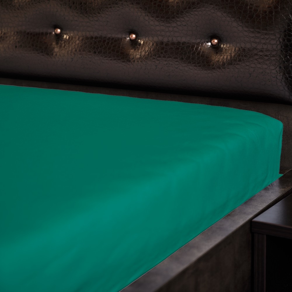 Fotografia produktu: Didatex Jersey plachta - tyrkys tmavá 11 Rozmer: 120x220 cm