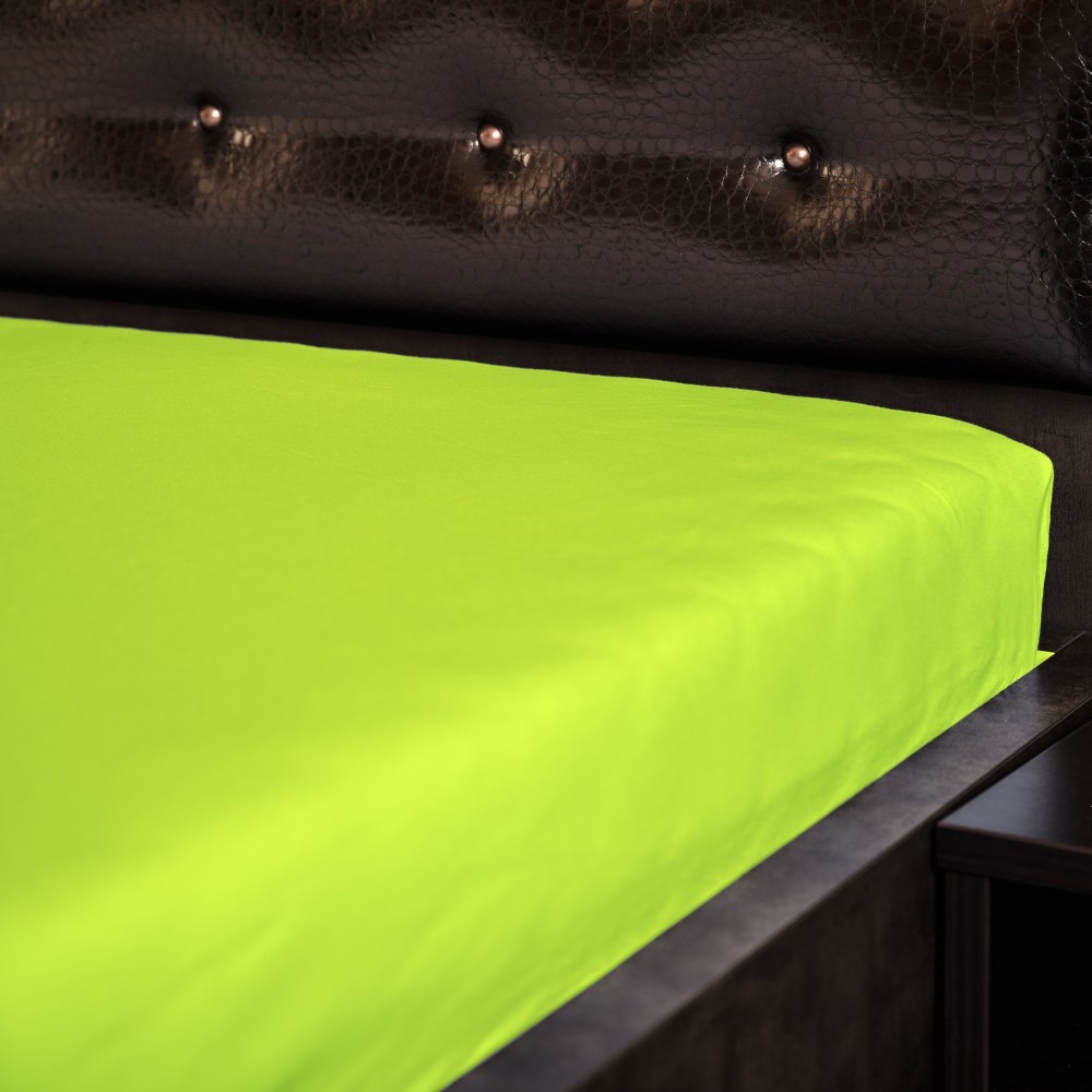 Fotografia produktu: Didatex Jersey plachta - wasabi 35 Rozmer: 120x220 cm