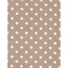 BODKY béžové bavlnená látka DeLuxe