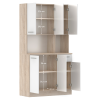 pelion new kredenc sonoma biela koty ot