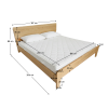 bedia postel drevena d k new