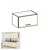 horna skrinka prado 60 ok40 kremova perokresba